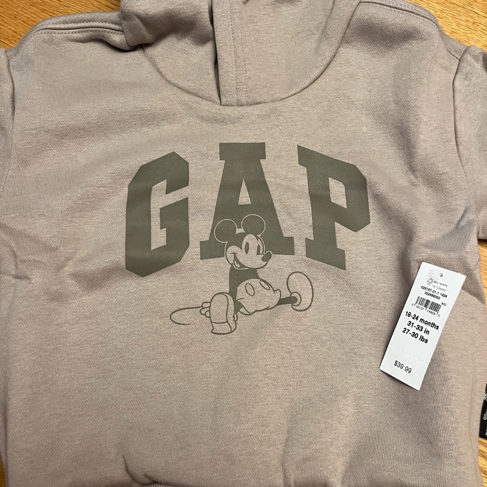 GAP Kids Mickey Mouse matching set 24mth